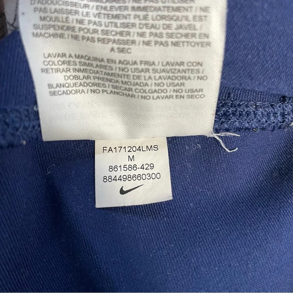 Nike Power Legend Compression Training Leggings Blue High Rise Womens medium - Picture 4 of 9